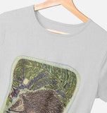 'Arty Hedgehog' ladies fit T-Shirt