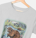 'Arty Beaver' ladies-fit T-shirt