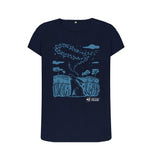 Navy Blue Women's Murmuration T-shirt