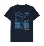 Navy Blue Men's Murmuration T-shirt