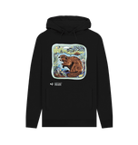 Black 'Arty Beaver' Hoodie