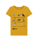 Sunflower Yellow Fun alternative animal names v 2- Women's fit t-shirt