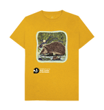 Sunflower Yellow 'Arty Hedgehog' T-Shirt