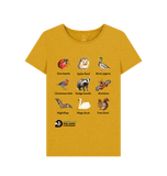 Sunflower Yellow Fun alternative animal names v 1- Women's fit t-shirt