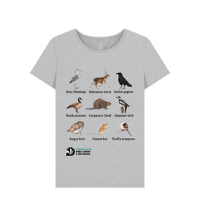 Sunflower Yellow Fun alternative animal names v 2- Women's fit t-shirt