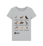Grey Recycled Printed T-Shirt Front