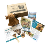 'Adopt a Highland Cow' Gift Box