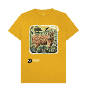 Sunflower Yellow 'Arty Cow' T-shirt