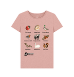 Sunset Pink Fun alternative animal names v 1- Women's fit t-shirt