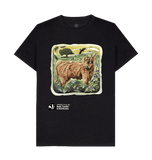 Black 'Arty Cow' T-shirt