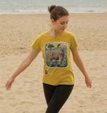 'Arty Cow' ladies fit T-shirt