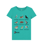 Seagrass Green Fun alternative animal names v 2- Women's fit t-shirt