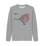 Light Heather Printed Sweater Front