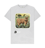 Grey 'Arty Cow' T-shirt