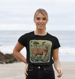 'Arty Cow' ladies fit T-shirt