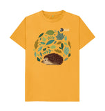 Mustard Men's Hedgehog T-Shirt