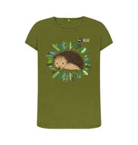 Moss Green Women's Hedgehog T-shirt