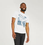 Men's Murmuration White T-shirt