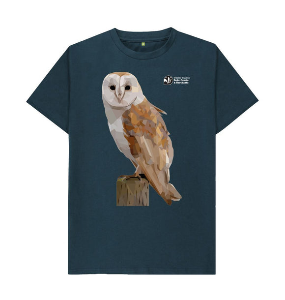 Denim Blue Men's Owl T-shirt