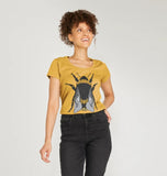 Women's Fit Organic Cotton Geometric Bee T-Shirt