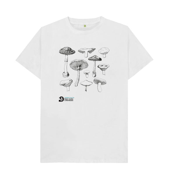 White Men's Mushroom T-shirt
