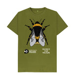 Moss Green Men's Bee T-Shirt