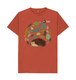 Rust Men's Hedgehog T-Shirt
