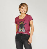 Women's Fit Organic Cotton Geometric Bee T-Shirt